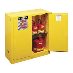 Justrite 30 Gal Liquid Safety Cabinet, Self Closing, 893020 Safety Cabinet