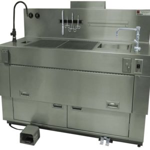 Mortech Elevating Countertop Grossing Station With Downdraft Ventilation