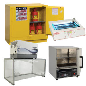 Ovens, Safety Cabinets, Fume Hoods, and more