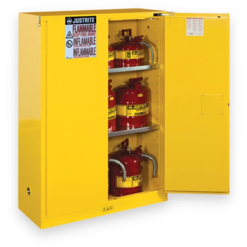 Justrite 20G Wall Mount Flammable Cabinet, Sure-Grip® EX - 893400 New from Rankin