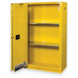 Justrite 45 Gallon, Bi-Fold Self-Close Door, Flammable Cabinet, Sure-Grip® EX - 894580 New from Rankin