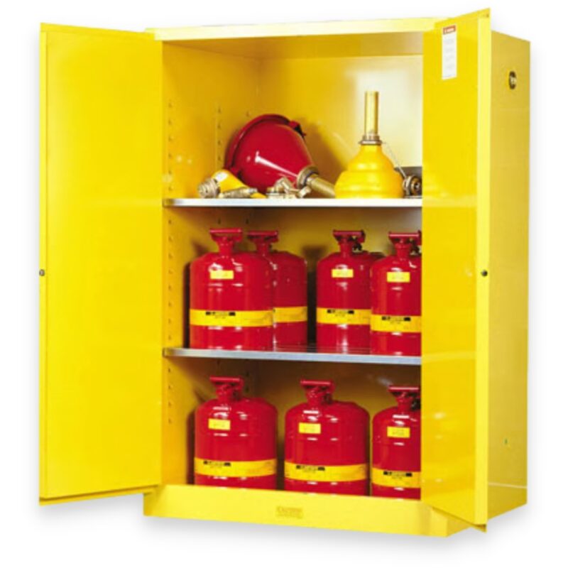 Justrite 90 Gallon, Manual Close, Flammable Cabinet, Sure-Grip® EX - 899000 New from Rankin